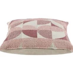 Sierkussen Maartje - crème/roze - 45x45 cm