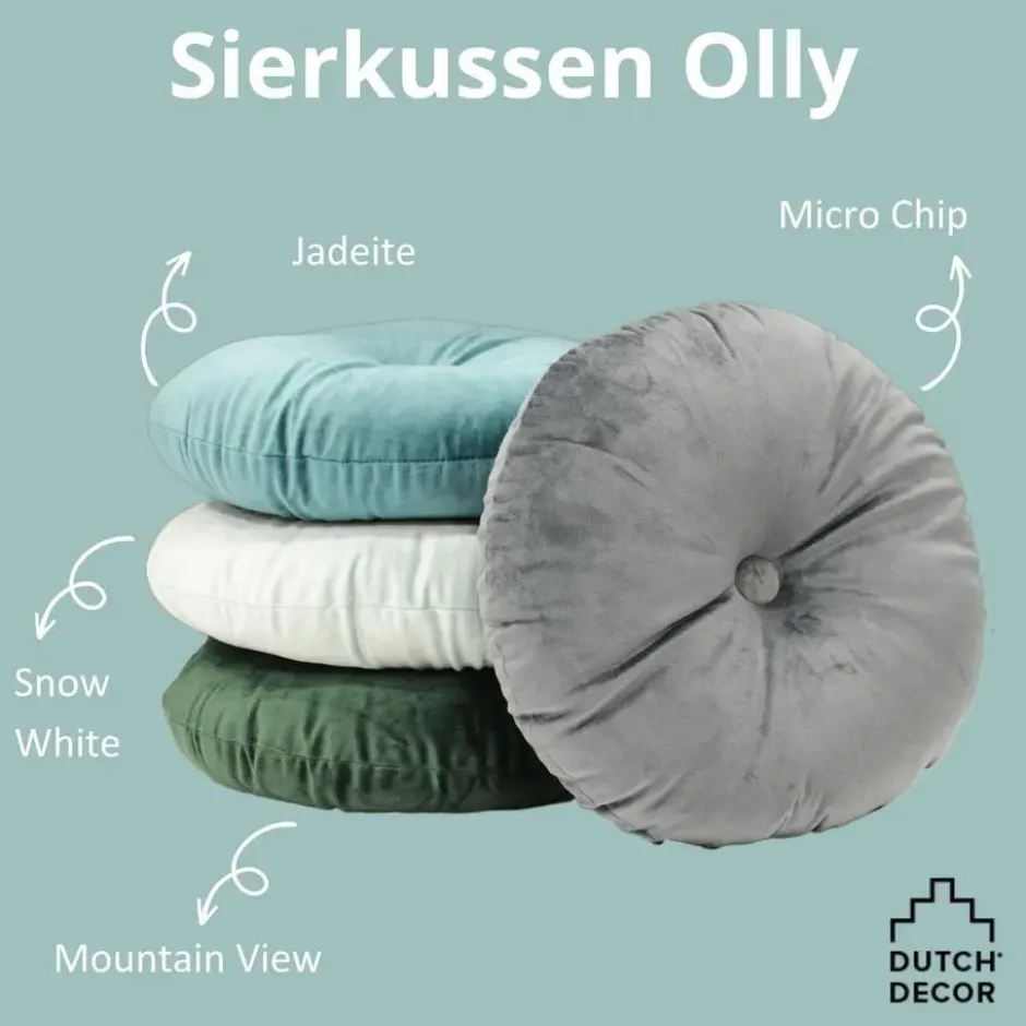 Sierkussen Olly - Mountain View - Ø38 cm