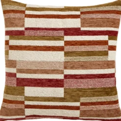 Sierkussen Siem - oker/terra - 45x45 cm