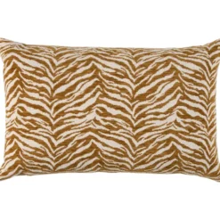 Sierkussen Tiger - oker - 35x55 cm