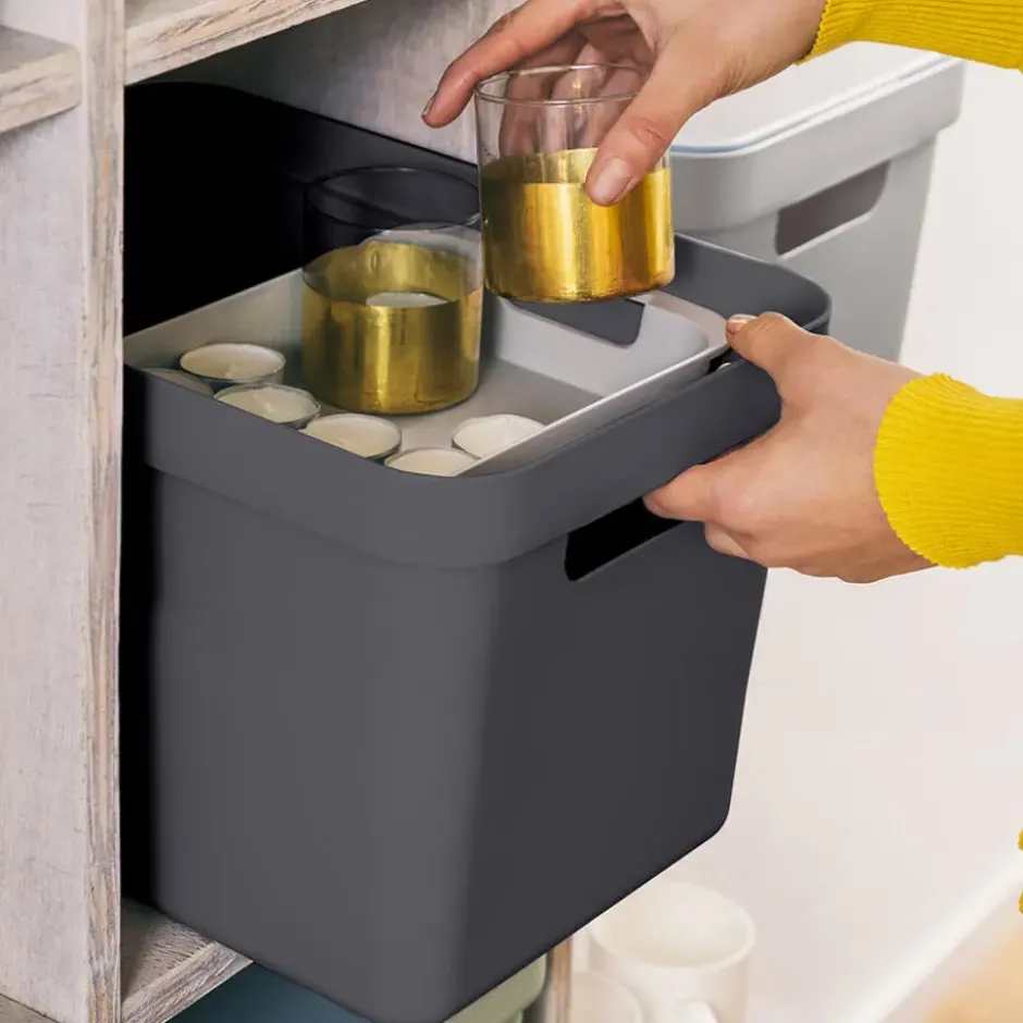 Sigma home opbergbox 18L antraciet