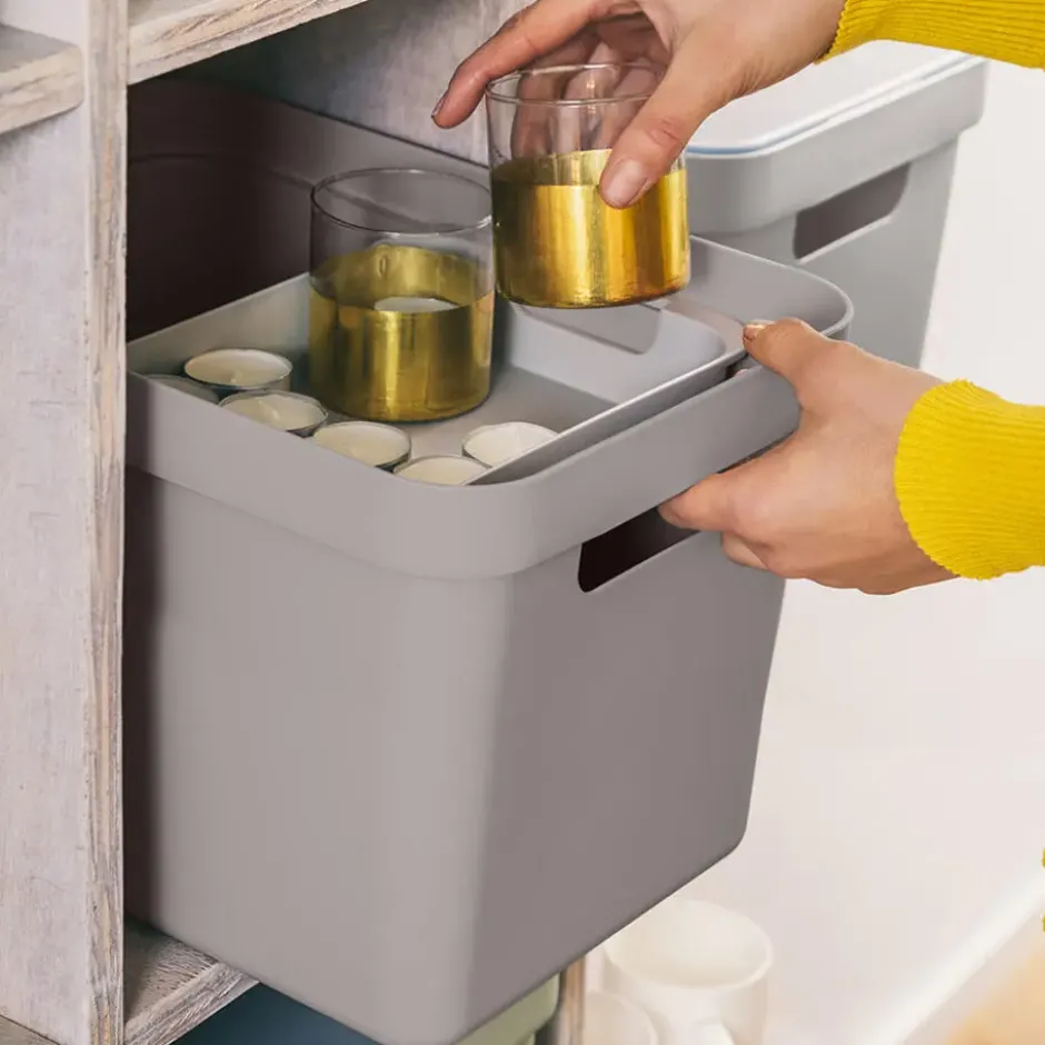 Sigma home opbergbox 18L grijs