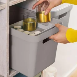 Sigma home opbergbox 18L grijs