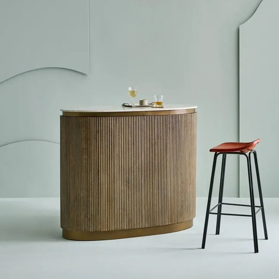 Signature - BUREN Buffet - Bruin - 104x120x50 cm