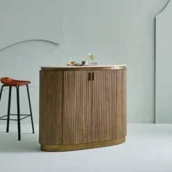 Signature - BUREN Buffet - Bruin - 104x120x50 cm