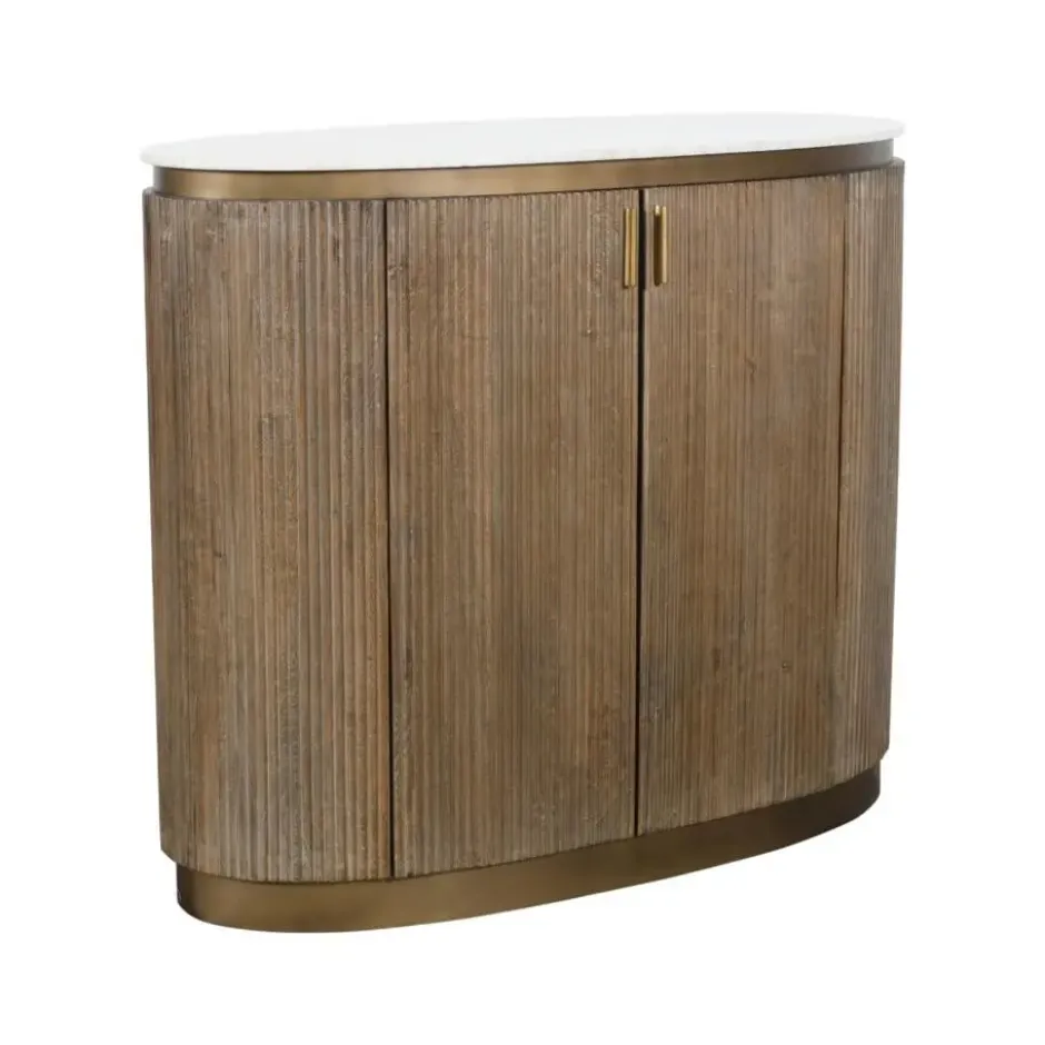 Signature - BUREN Buffet - Bruin - 104x120x50 cm