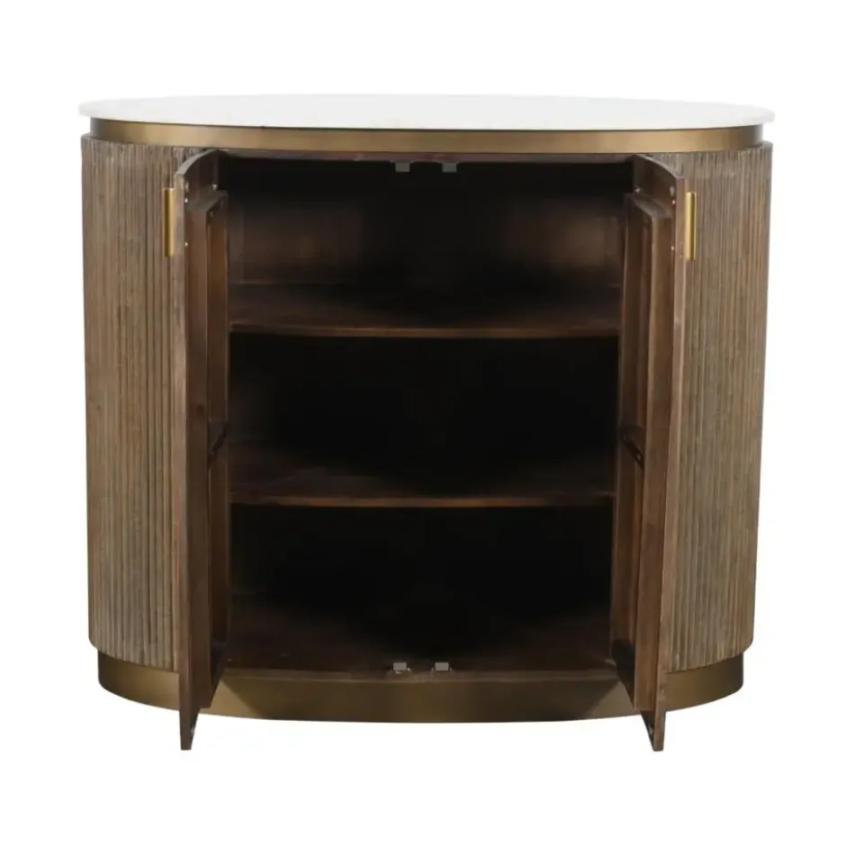 Signature - BUREN Buffet - Bruin - 104x120x50 cm