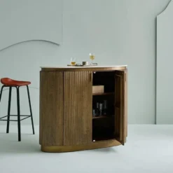 Signature - BUREN Buffet - Bruin - 104x120x50 cm