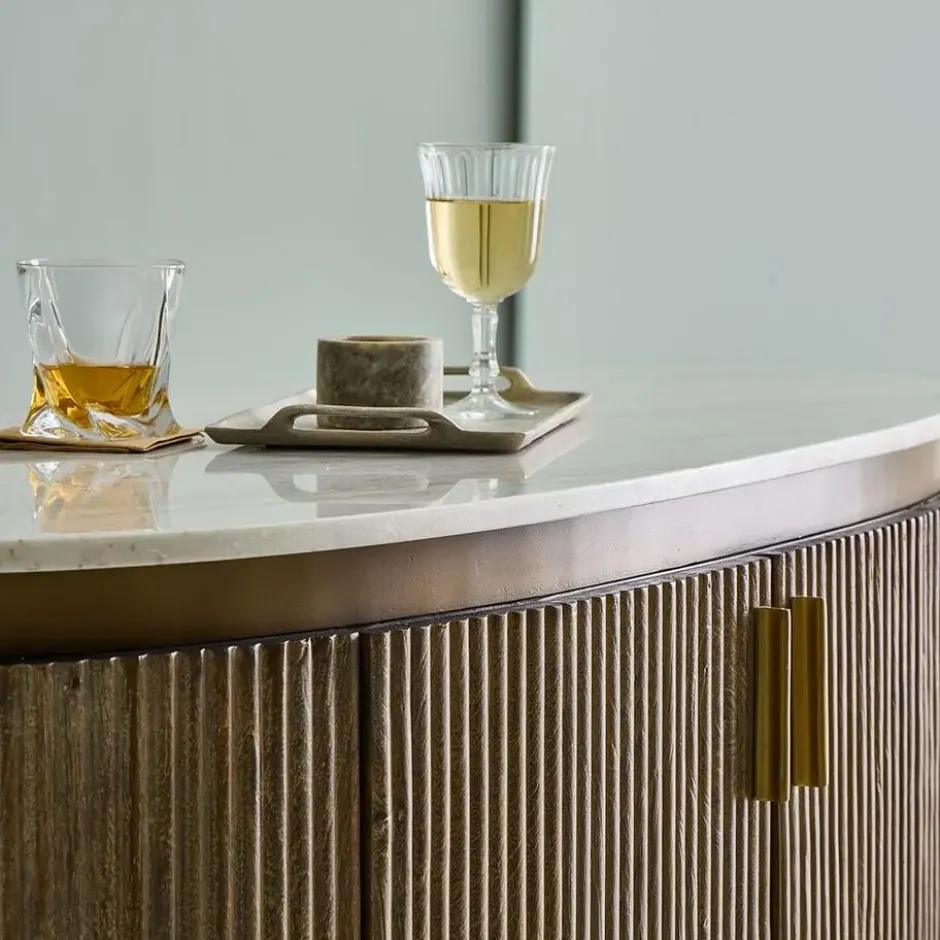 Signature - BUREN Buffet - Bruin - 104x120x50 cm