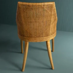 Signature - JULIE rotan eetkamerstoel - Naturel - 58x56x88 cm