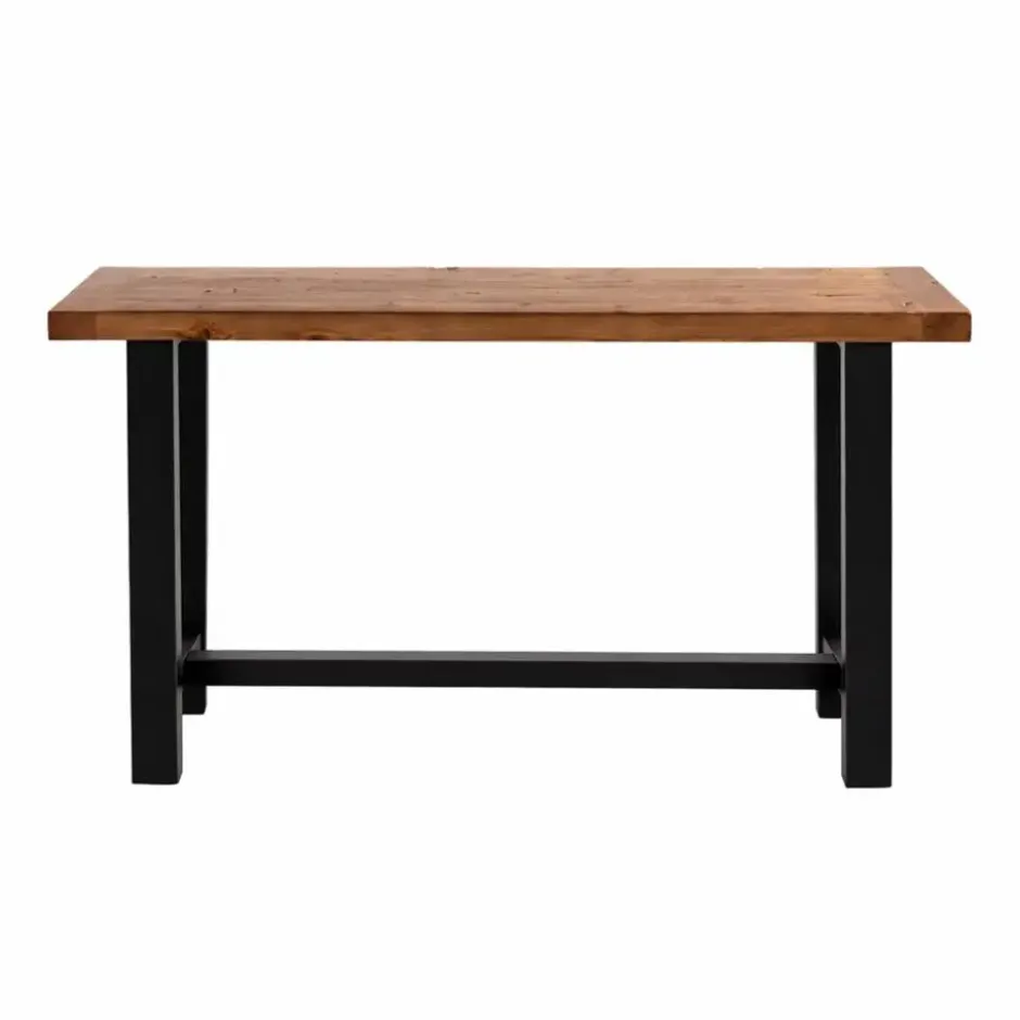 Signature - MAZOT Console - Licht hout/Zwart - 80x150x40 cm