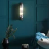 Signature - Wandlamp glazen buis - Grijs - 12x0x55 cm