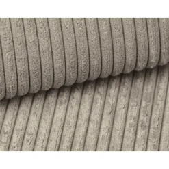 Slaapbank AMELIA - 4 plaatsen - Taupe Fluweel Stof Linker hoek