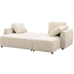Slaapbank Novara - ecru - 85x230x155 cm