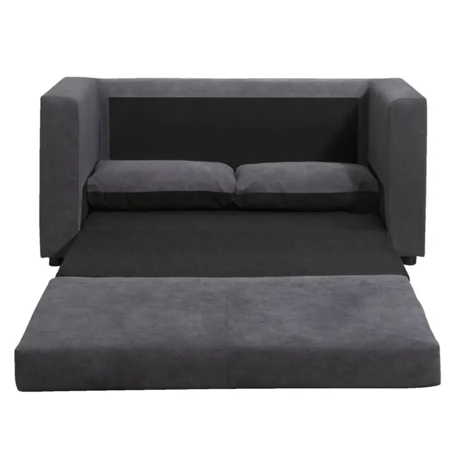 Slaapbank Sirena - antraciet - 72x139x69 cm