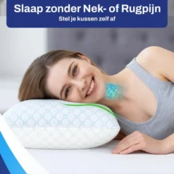 Sleeptight - Ergo Hoofdkussen Verstelbaar Traagschuim