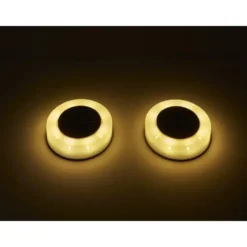 Solar decklights warm wit set van 3 x 2