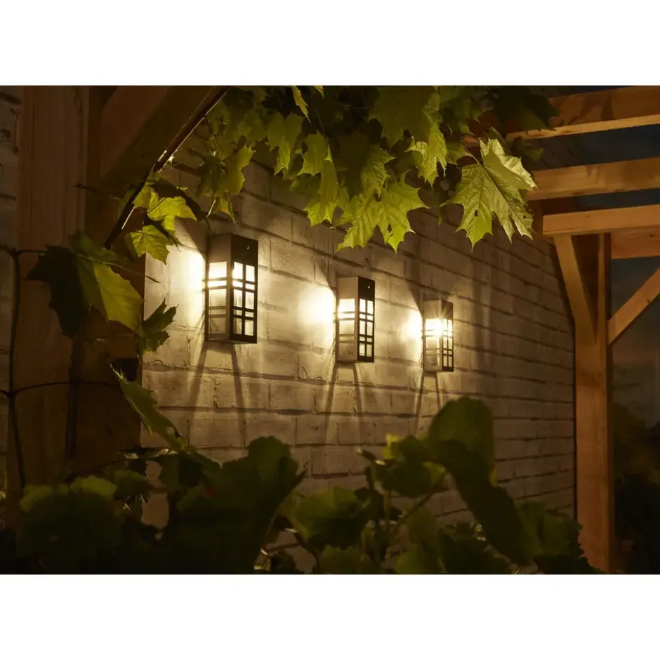 Solar hybride intelligente wandlamp Oregon 10/50LM PIR