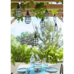 Solar lichtslinger Corfu 12 plastic lampen