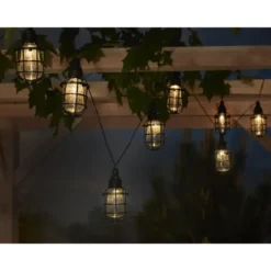 Solar lichtslinger Corfu 12 plastic lampen
