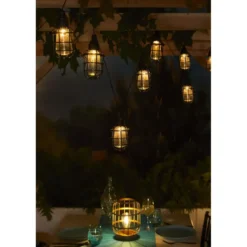 Solar lichtslinger Corfu 12 plastic lampen