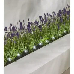 Solar lichtsnoer paaltjes warm wit set van 3