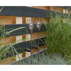 Solar priklamp Pentagon set van 2