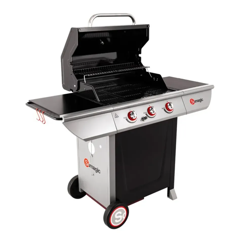 Somagic Barbecue MANHATTAN 300S - Zwart - Staal