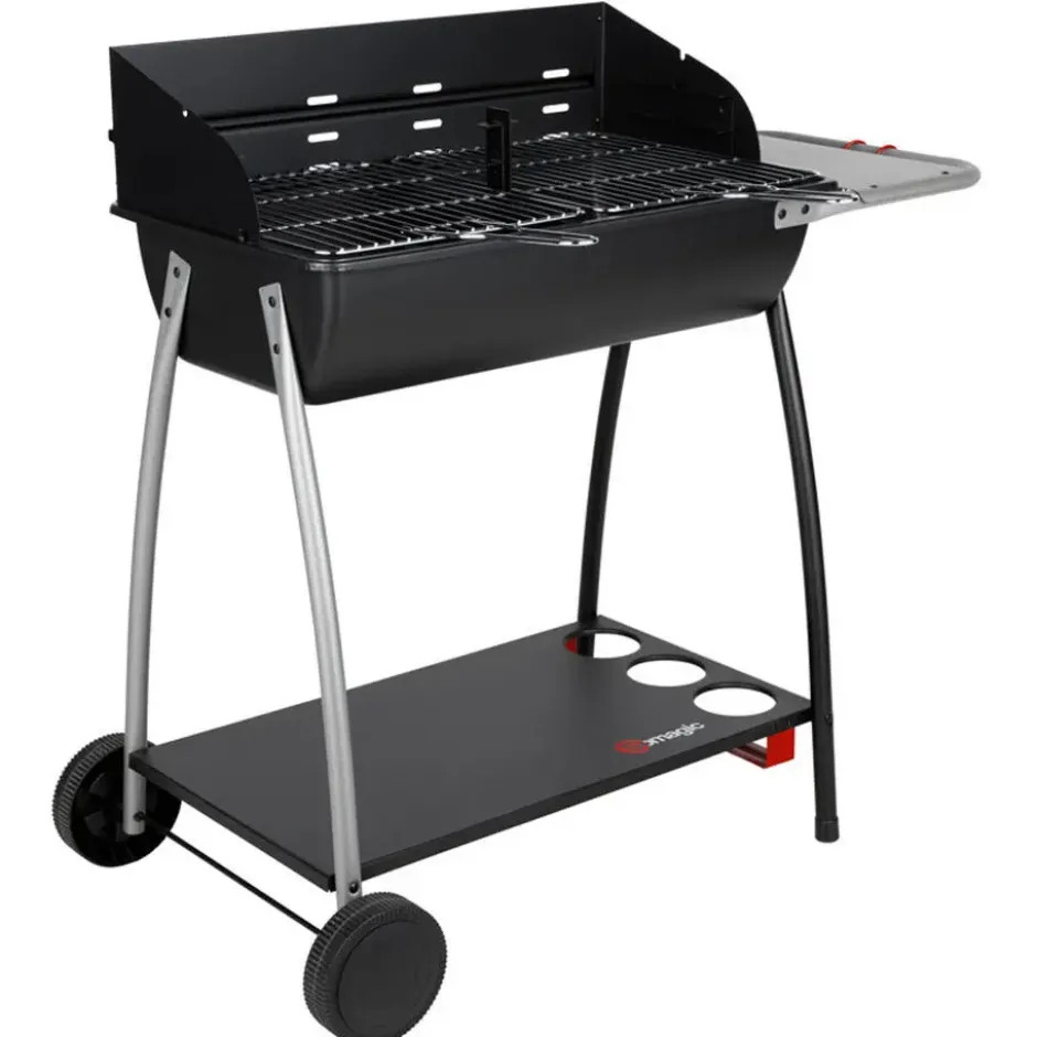 Somagic Barbecue - Zwart - 104.5 x 52.5 x 94cm