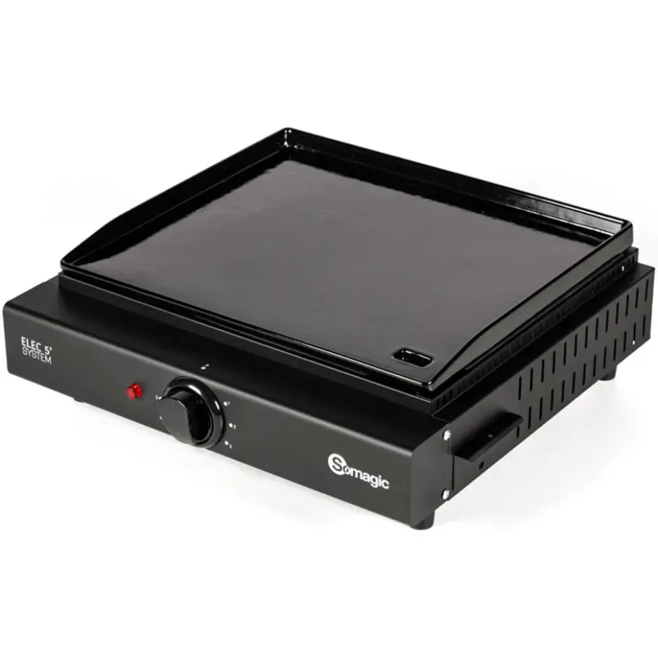Somagic Plancha OLIANA - Zwart - Staal