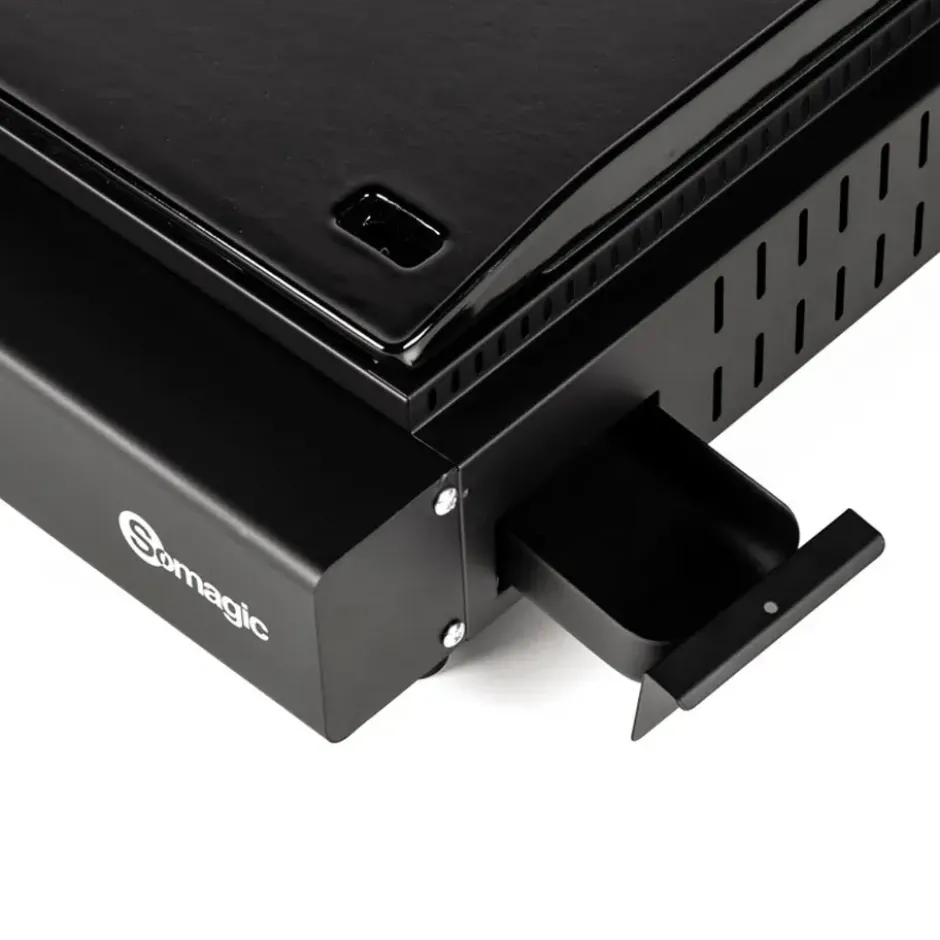 Somagic Plancha OLIANA - Zwart - Staal
