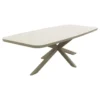 Soreno deens ovale tuintafel 240x110 cm. - Latte