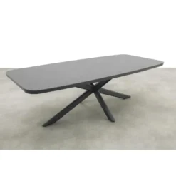 Soreno deens ovale tuintafel 240x110 cm. - Licht grijs