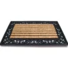 Sorx Deurmat - kokos en PVC - klassiek - bruin - 75 x 45 cm
