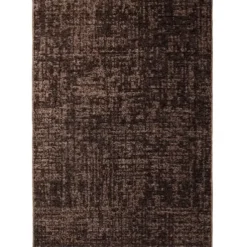 SPACE Velours Vloerkleed Effen Bruin - 240x340 CM