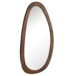 Spiegel Organisch Bruin Hout - 69x3x118cm - Lou