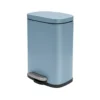 Spirella Pedaalemmer Venice - blauw - 5L - metaal - 21 x 30 cm
