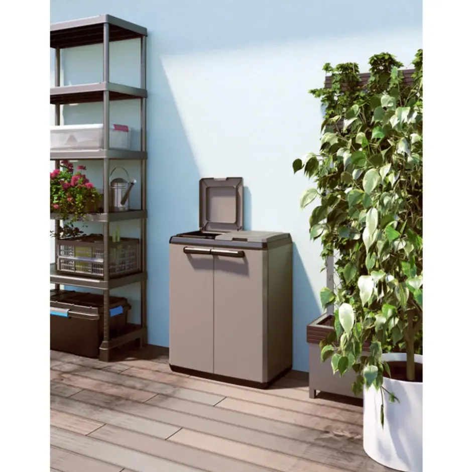 Split basic - 68x39x85 cm - donker grijs/zwart