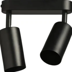 2-spot Basic - mat zwart - 10xØ18 cm
