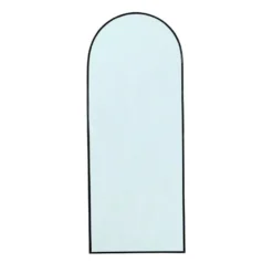 Staande Spiegel - Zwart Metaal - 80x3x180cm - Bowie