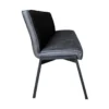 StarFurn - Eetkamerbank Tivoli Bull 185 cm - antraciet