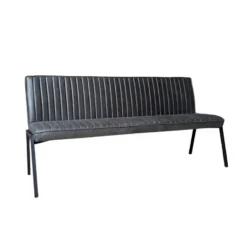 StarFurn - Eetkamerbank Tivoli Bull 185 cm - antraciet