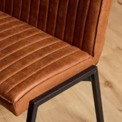 StarFurn - Eetkamerbank Tivoli Bull 155 cm - cognac