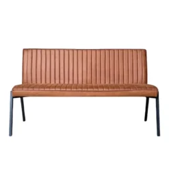 StarFurn - Eetkamerbank Tivoli Bull 155 cm - cognac