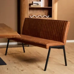 StarFurn - Eetkamerbank Tivoli Bull 155 cm - cognac