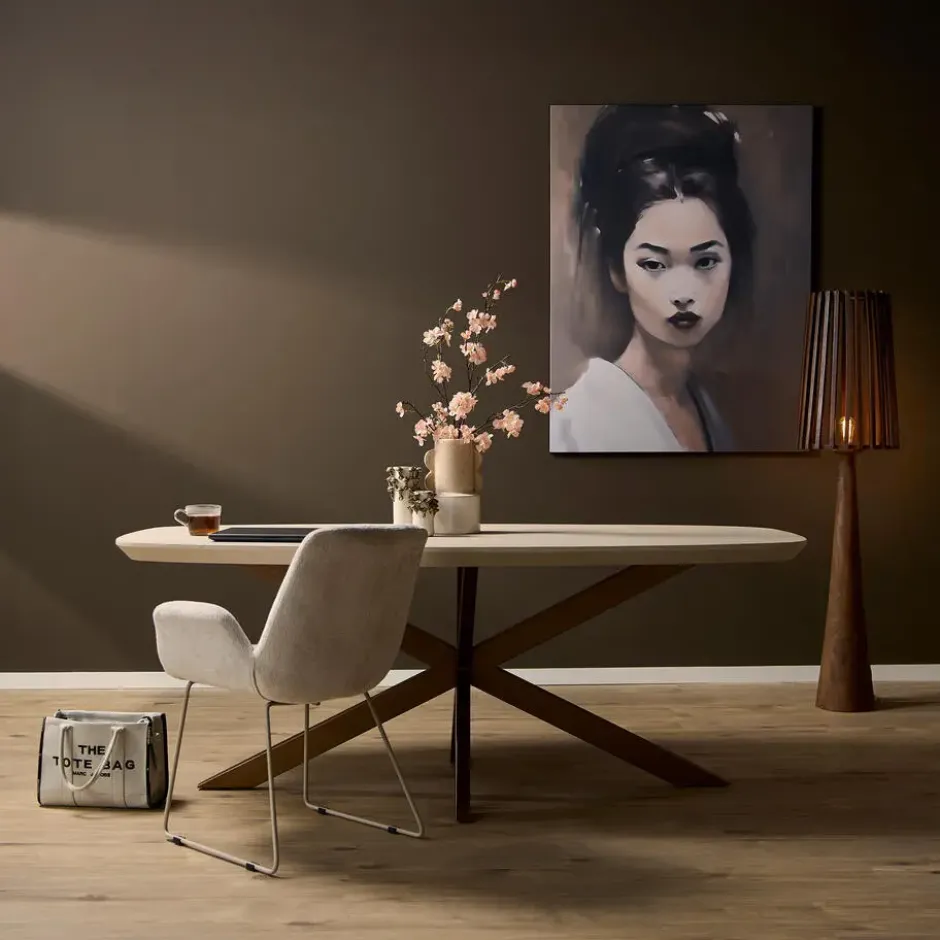 Starfurn - Eettafel Madison - Beige - 100x160x76 cm
