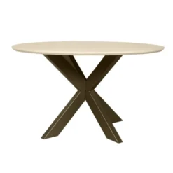 StarFurn - Eettafel Madison ø150 cm - zand/brons