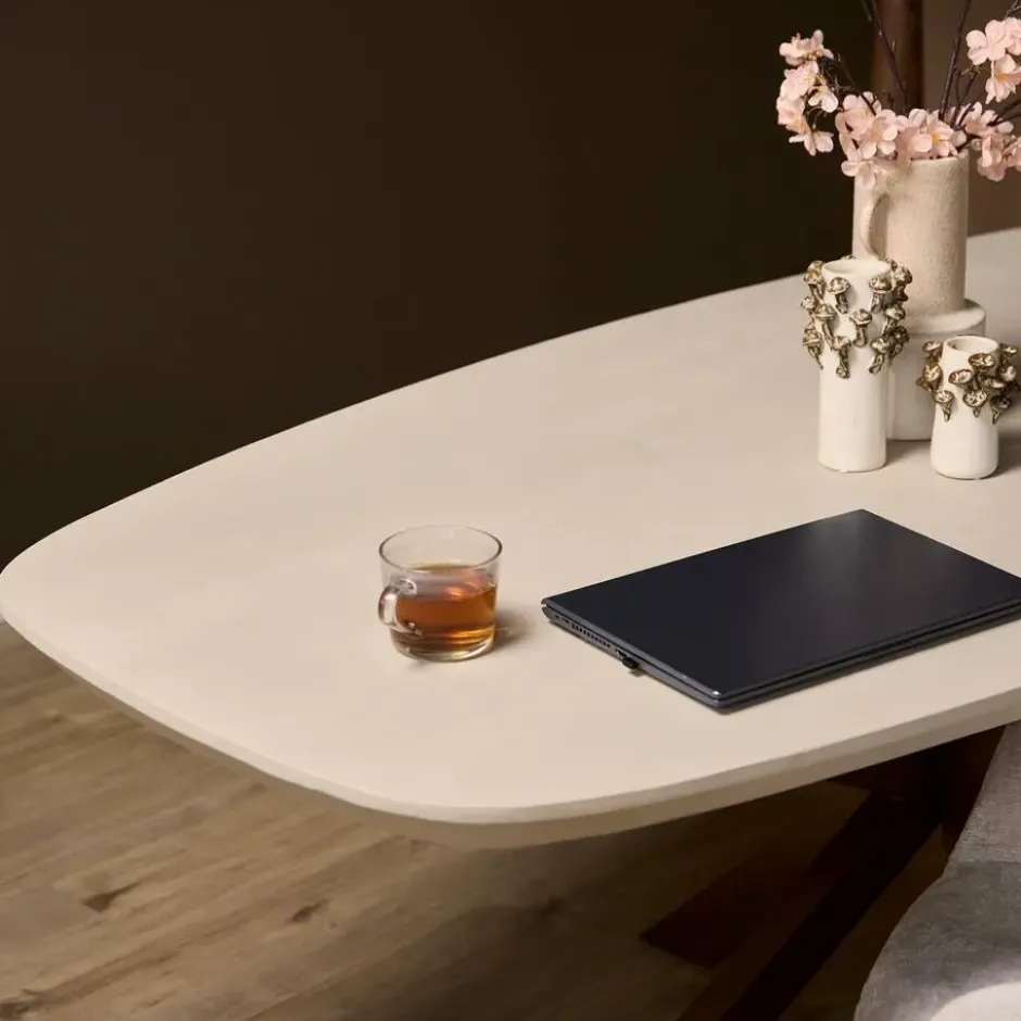 StarFurn - Eettafel Madison 240 cm Deens Ovaal - zand/brons