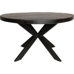 StarFurn - Ronde eettafel Denver - ø120 cm - zwart