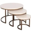 Starfurn - Salontafel Madison - Beige - 70x70x45 cm